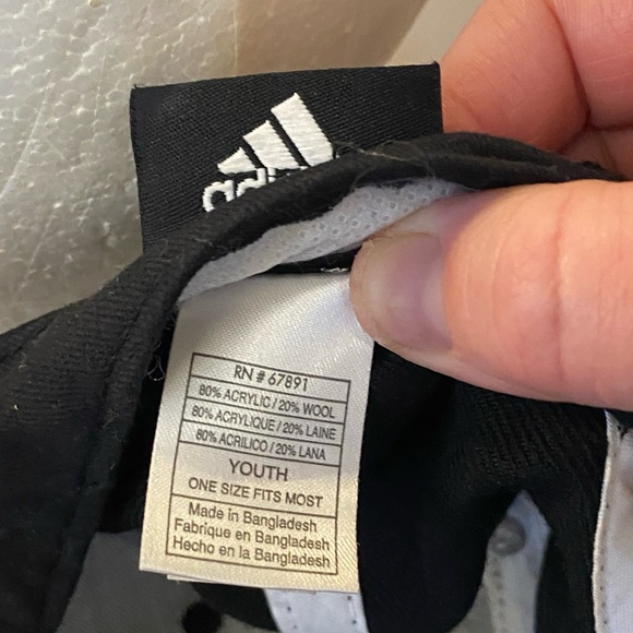 NBA Adidas Raptors embroidered adjustable flat brim baseball cap snap back youth - Picture 12 of 17